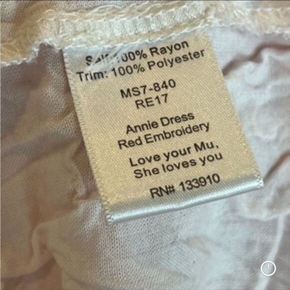 Women's Show Me Your Mum Pink & Red Embroidered Top with Pom Moms - Picture 4 of 7